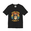 Good Vibes Only Cat Graphic Tee