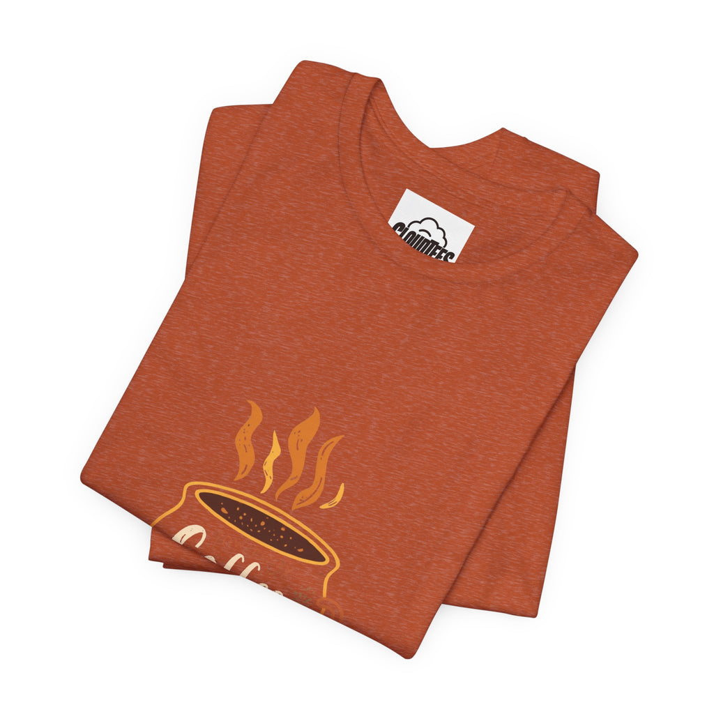 Spooky Ghost Latte Halloween T-Shirt | Cute Fall Coffee Lover Tee