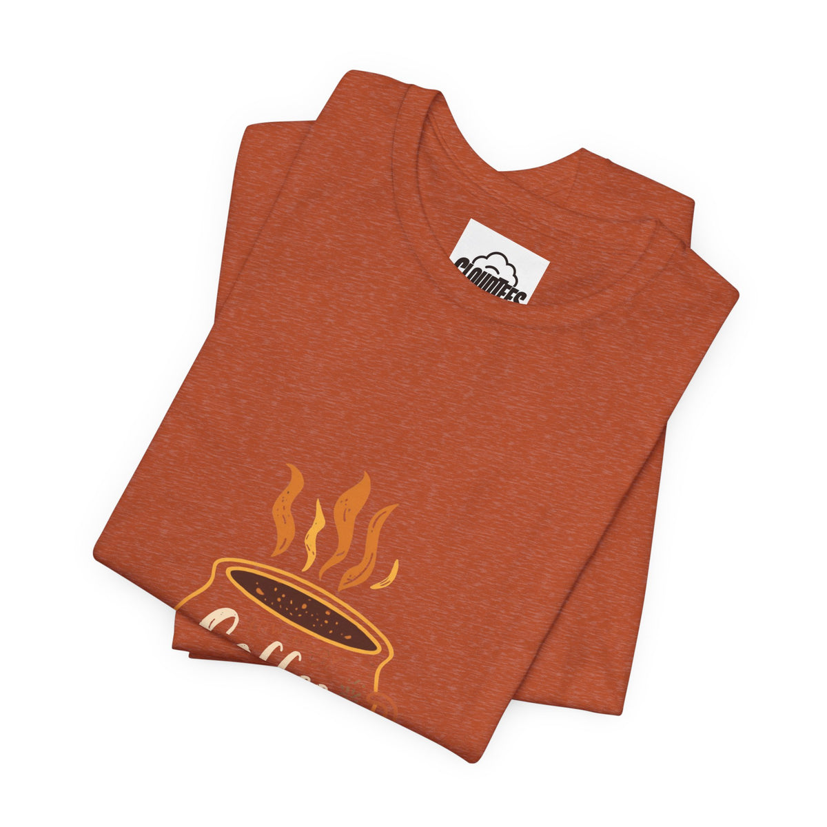Spooky Ghost Latte Halloween T-Shirt | Cute Fall Coffee Lover Tee