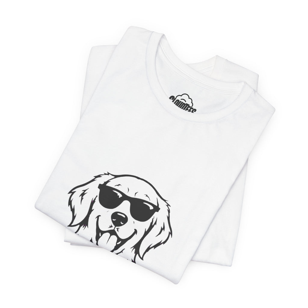 Life Is Better with Dogs Golden Retriever Graphic T-Shirt