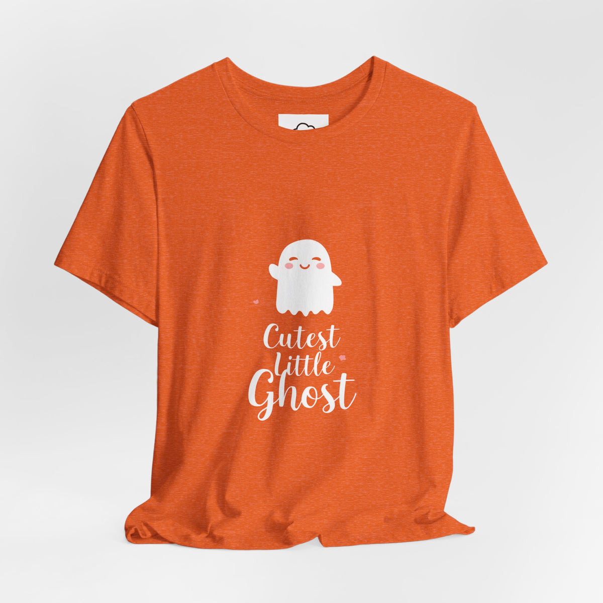 Boo-tiful Cute Ghost Halloween T-Shirt | Funny Orange Halloween Tee