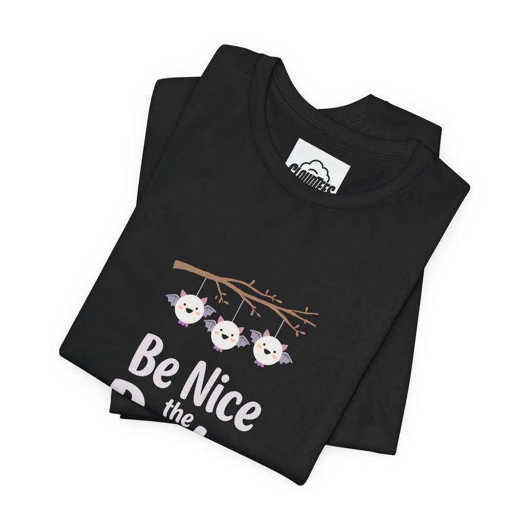 Be Nice to the Bats Halloween Bat T-Shirt