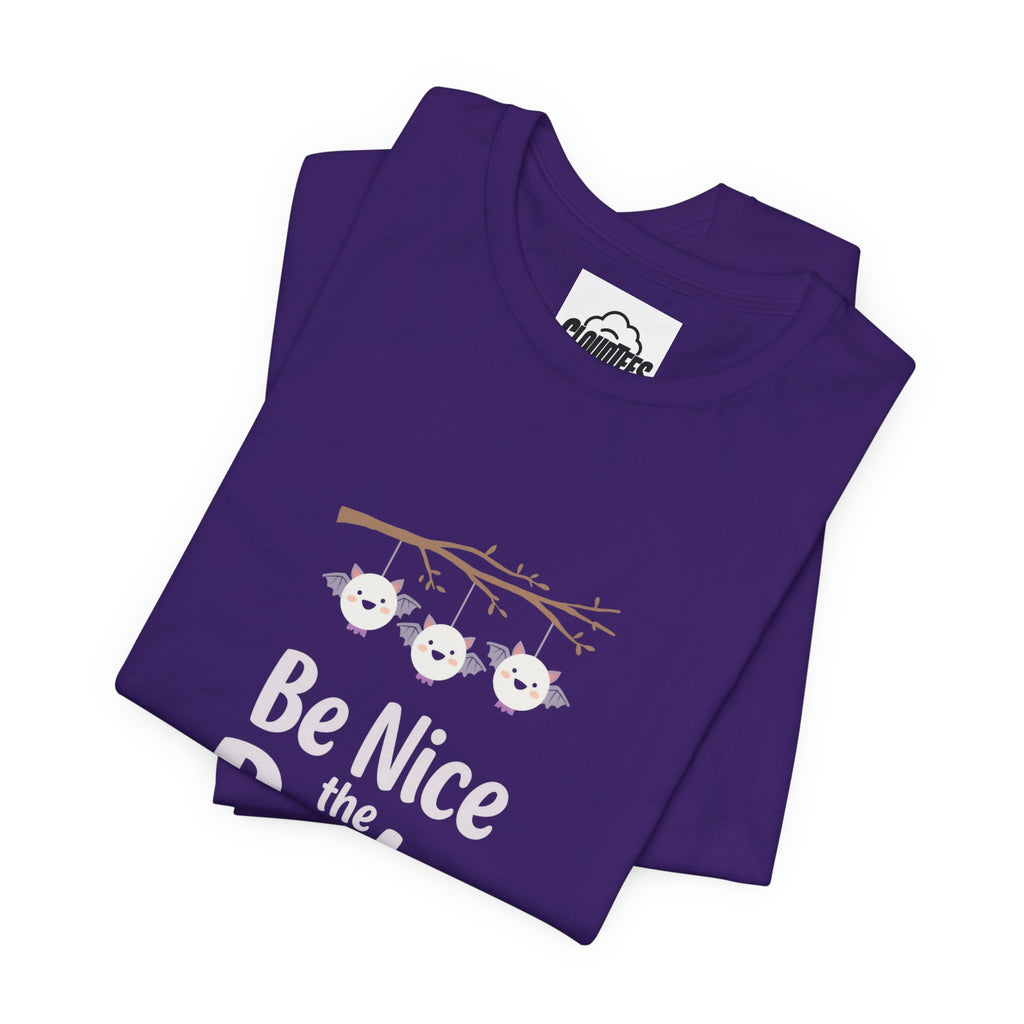 Be Nice to the Bats Halloween Bat T-Shirt