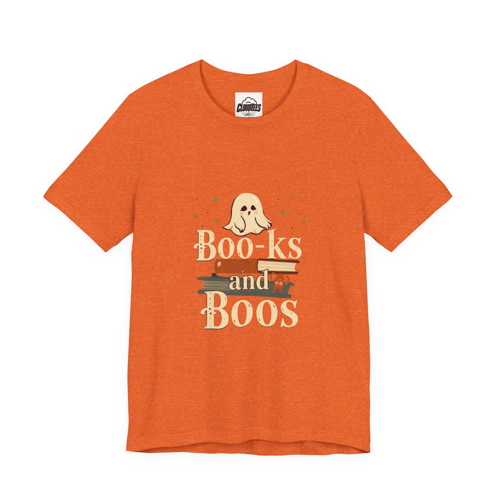 Pumpkin Ghost Halloween T-Shirt | Cute Spooky Orange Fall Tee