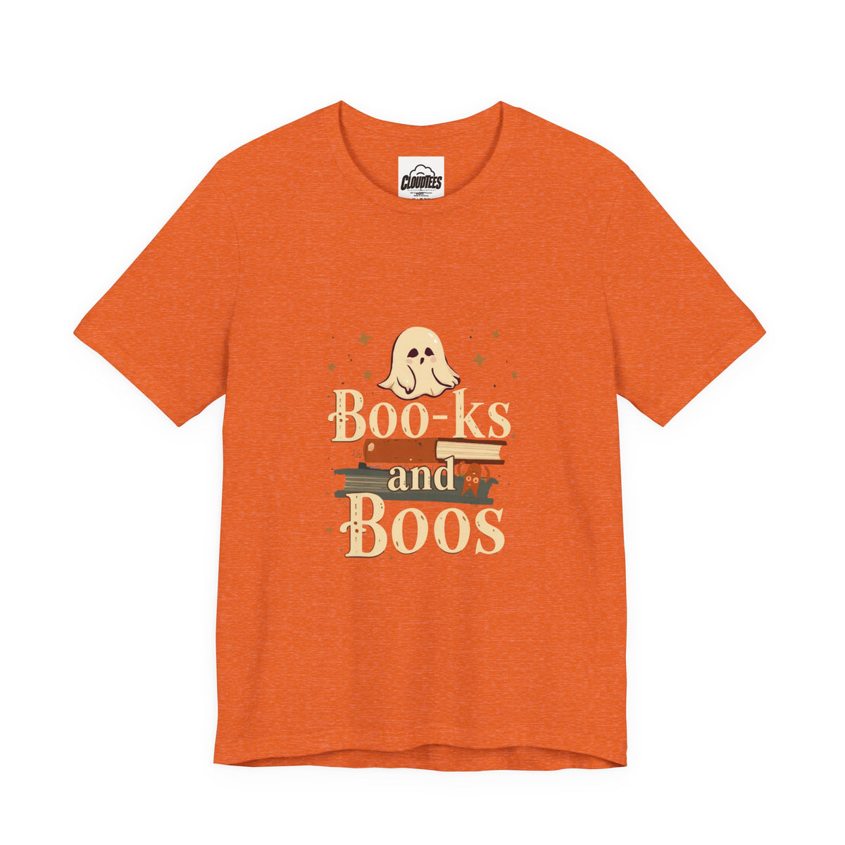 Pumpkin Ghost Halloween T-Shirt | Cute Spooky Orange Fall Tee
