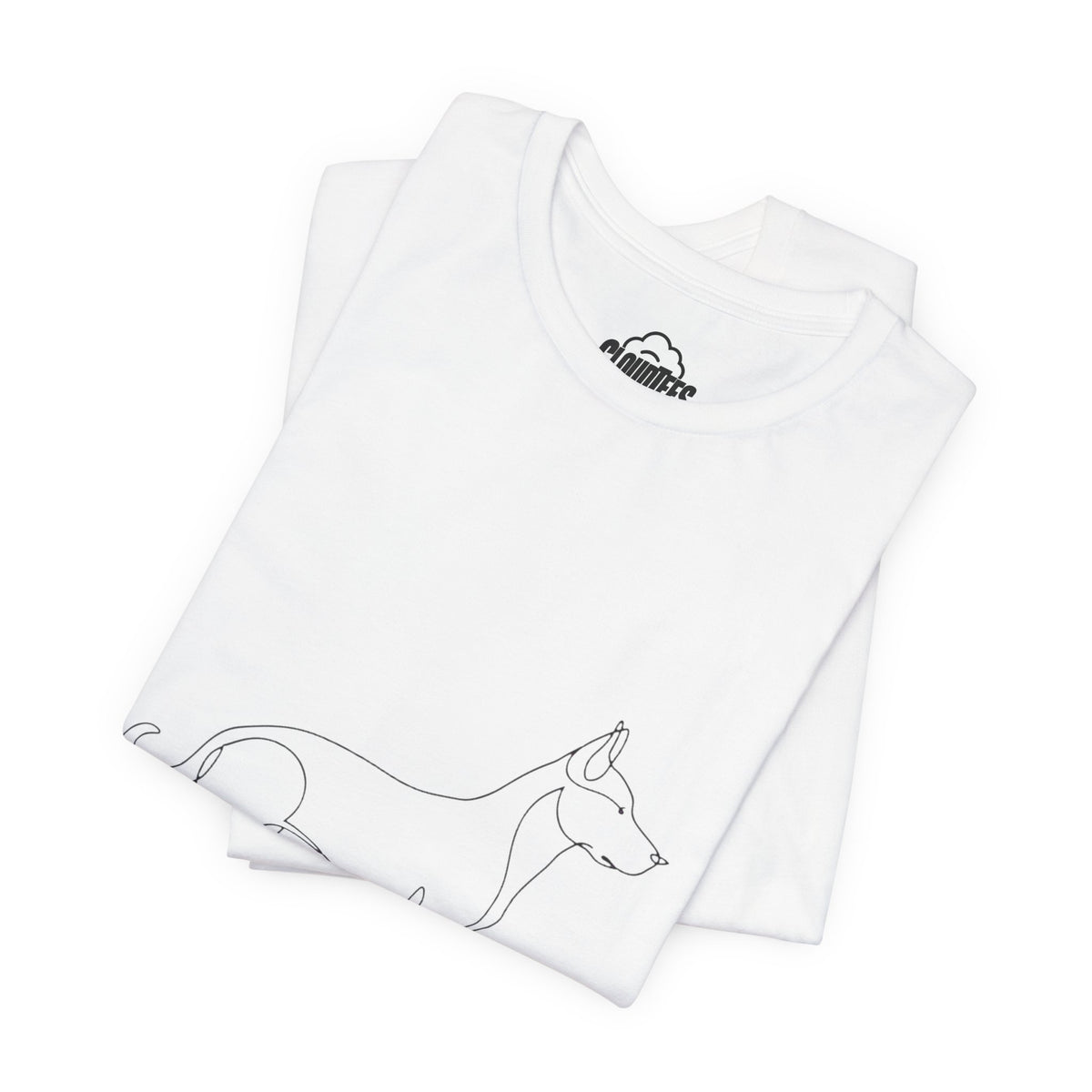 Great Dane Minimalist Dog Line Art T-Shirt