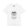 Life Is Better with Dogs Golden Retriever Graphic T-Shirt