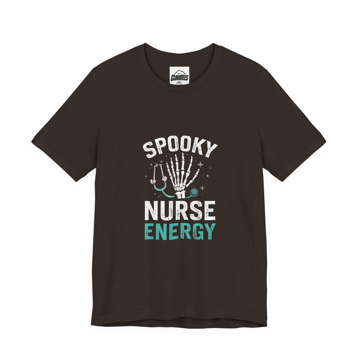 Spooky Nurse Halloween T-Shirt | Orange Halloween Medical Tee