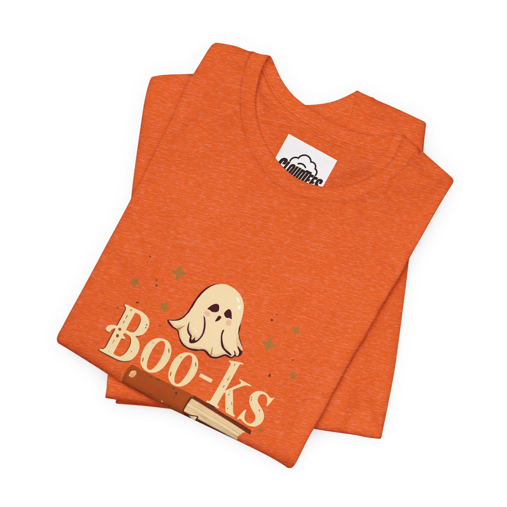 Pumpkin Ghost Halloween T-Shirt | Cute Spooky Orange Fall Tee