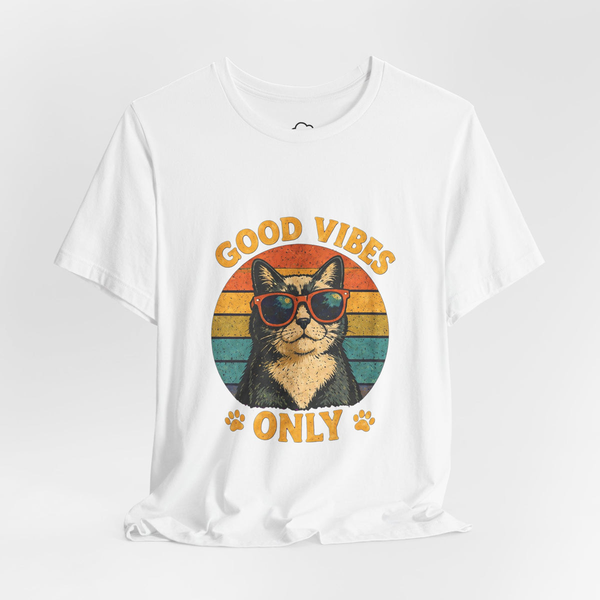 Good Vibes Only Cat Graphic Tee