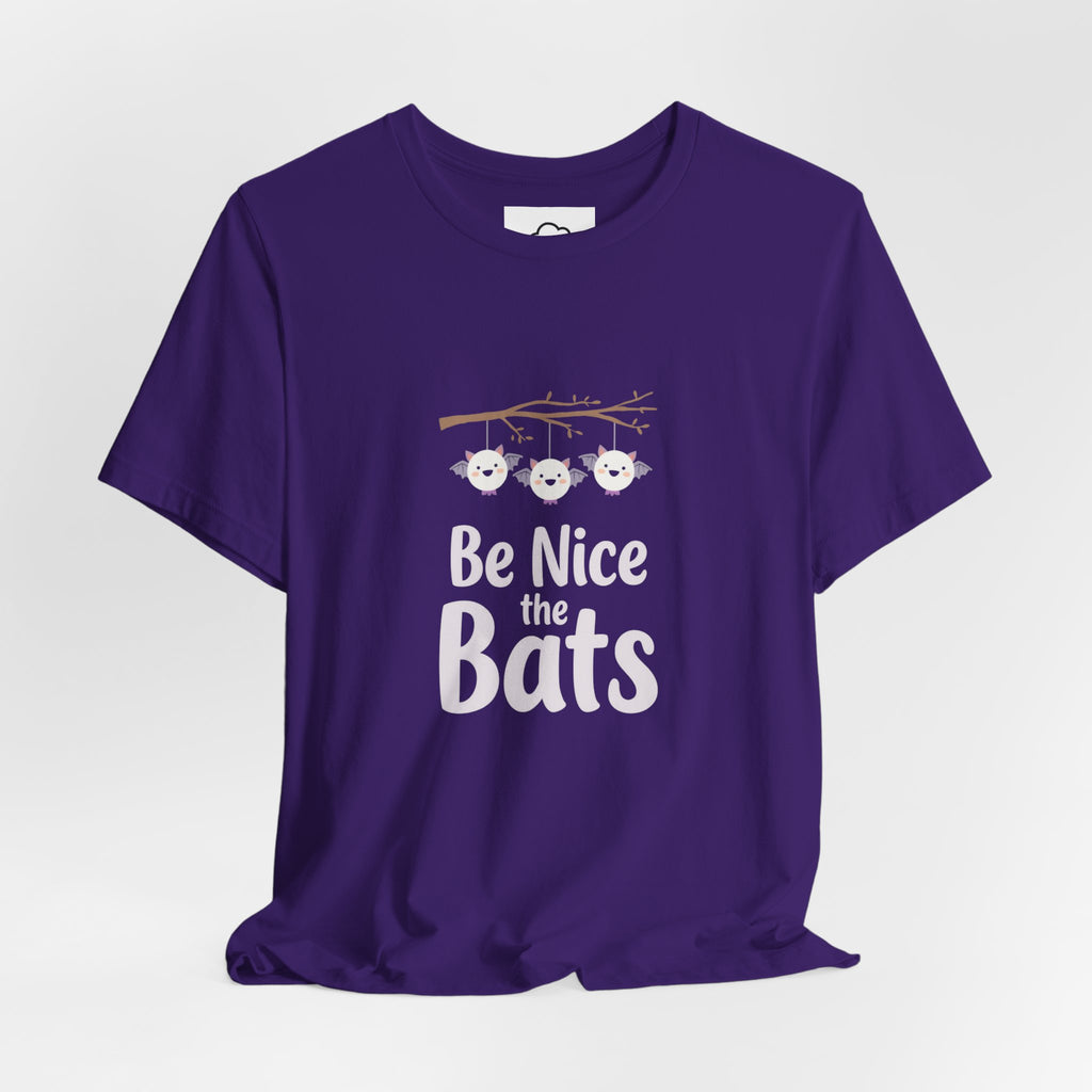 Be Nice to the Bats Halloween Bat T-Shirt