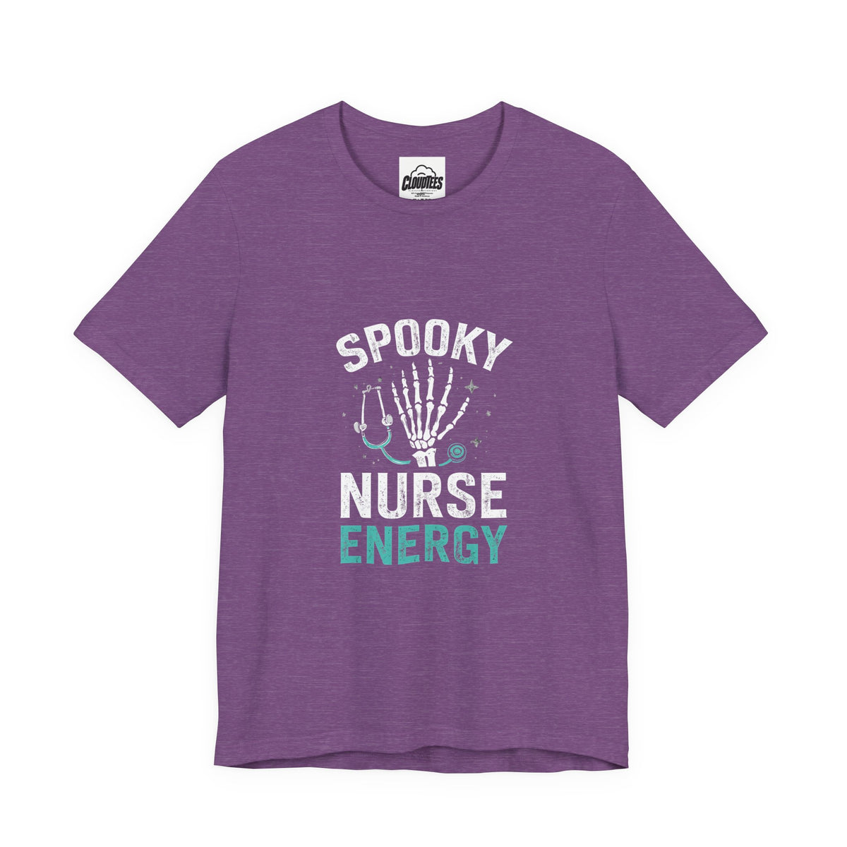 Spooky Nurse Halloween T-Shirt | Orange Halloween Medical Tee