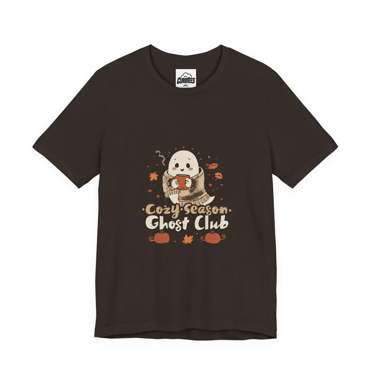 Boo & Brew Ghost Halloween T-Shirt | Cute Spooky Coffee Lover Tee