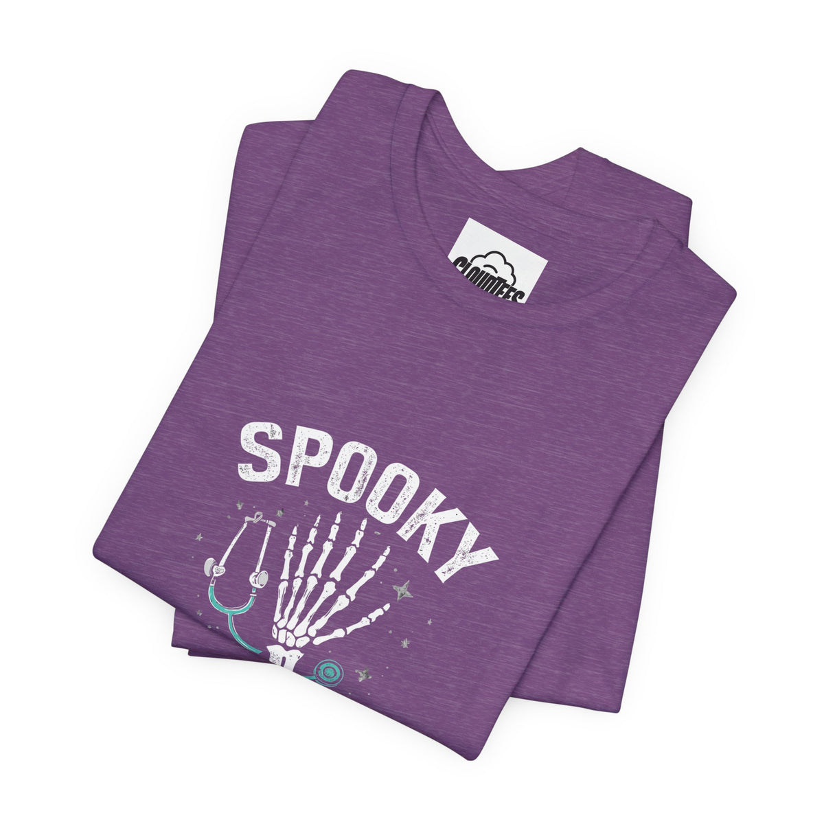 Spooky Nurse Halloween T-Shirt | Orange Halloween Medical Tee