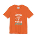 Spooky Nurse Halloween T-Shirt | Orange Halloween Medical Tee