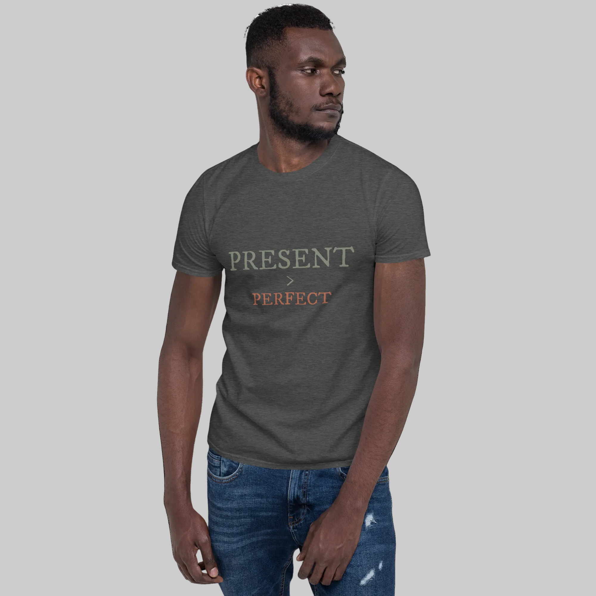 Present > Perfect Tee — Heather Gray