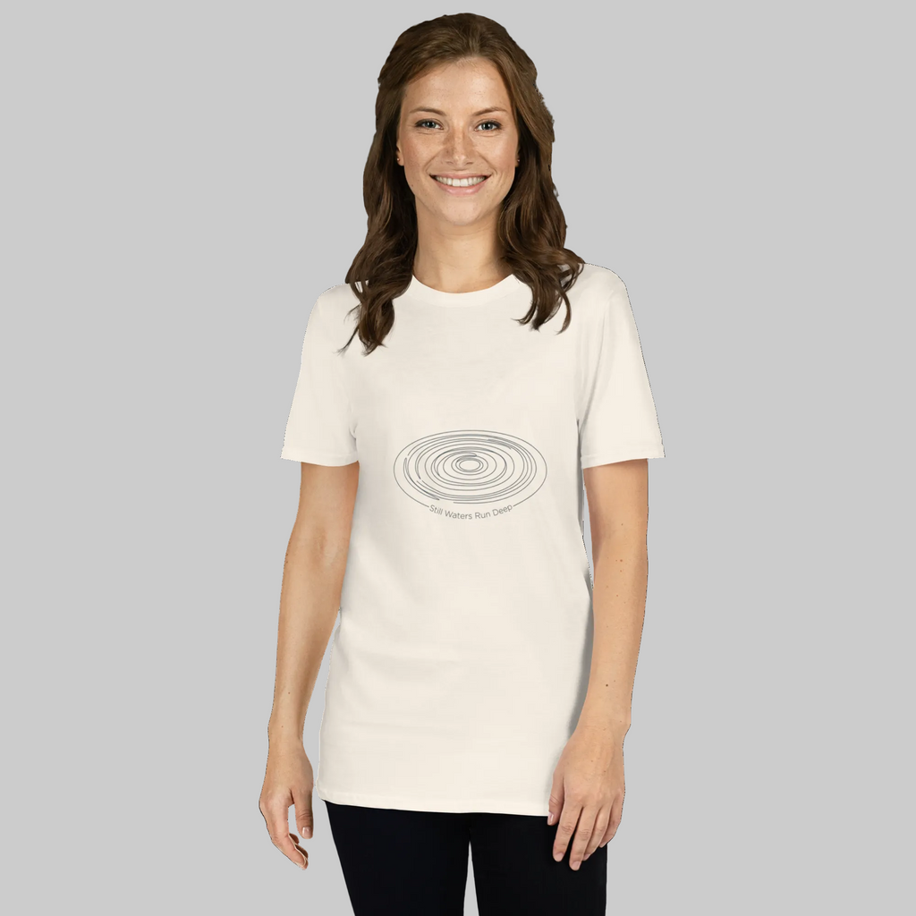 Still Waters Run Deep Tee — Light Blue