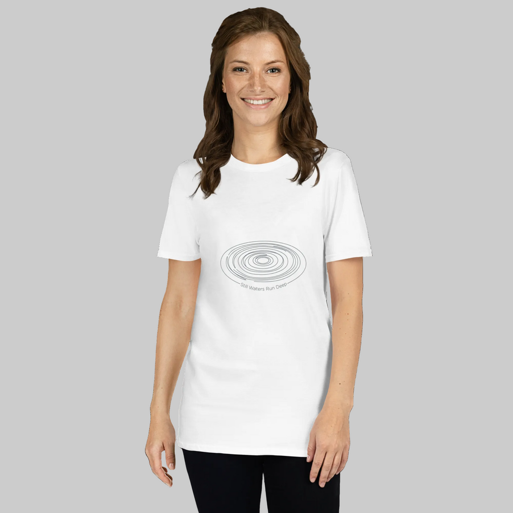 Still Waters Run Deep Tee — Light Blue